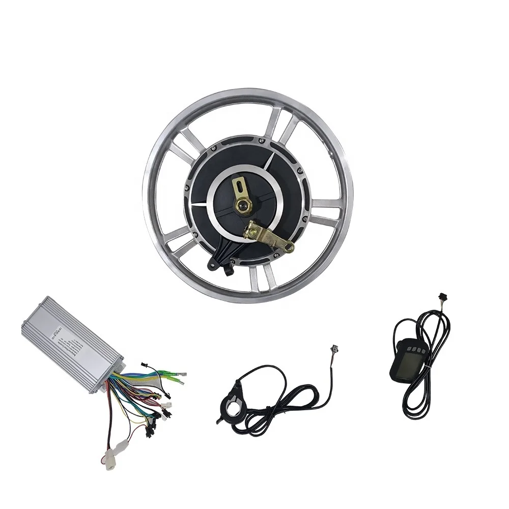 

18 Inch 48V 1000W Brushless Hub Motor Conversion Kit with Drum Brake for Electric Bike Scooter