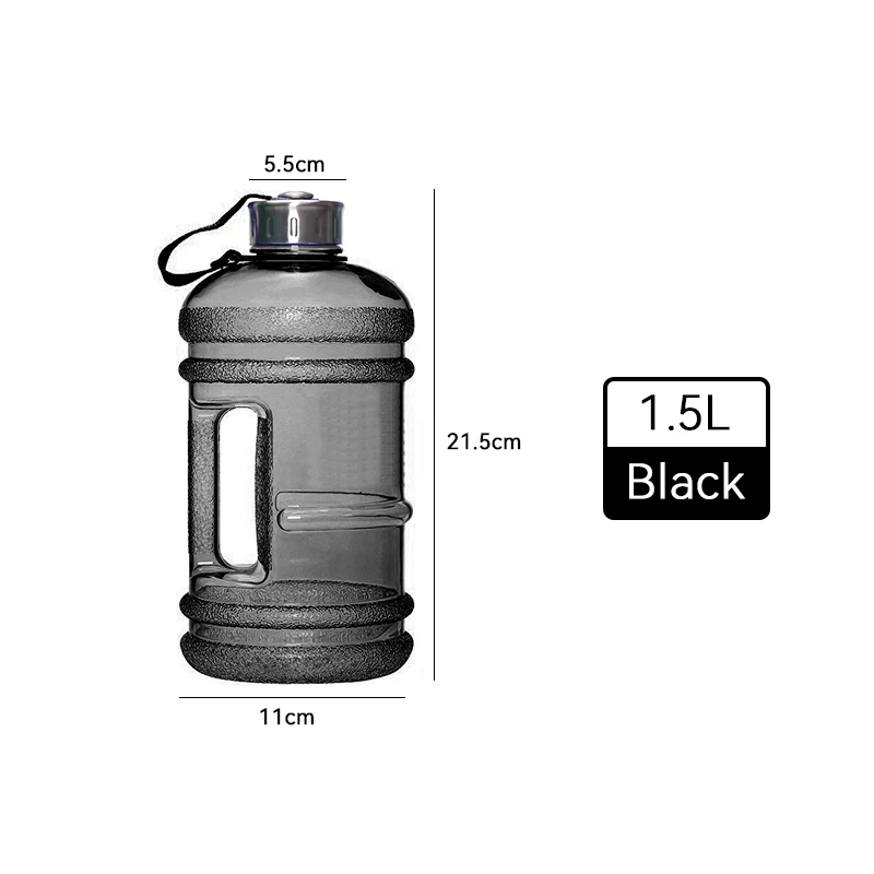 0.65L/1.5L/2.2L Grote Capaciteit Water Fles Eiwit Shaker Sport Drinken Waterkoker Fietsen Gym Fitness Training Camping Drinkware images - 6