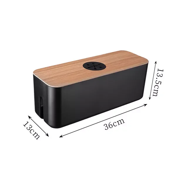 

Ящик для хранения проводов с деревянным чехлом, сетевой пылезащитный органайзер для зарядного устройства для планшетов и телефонов, набор ...