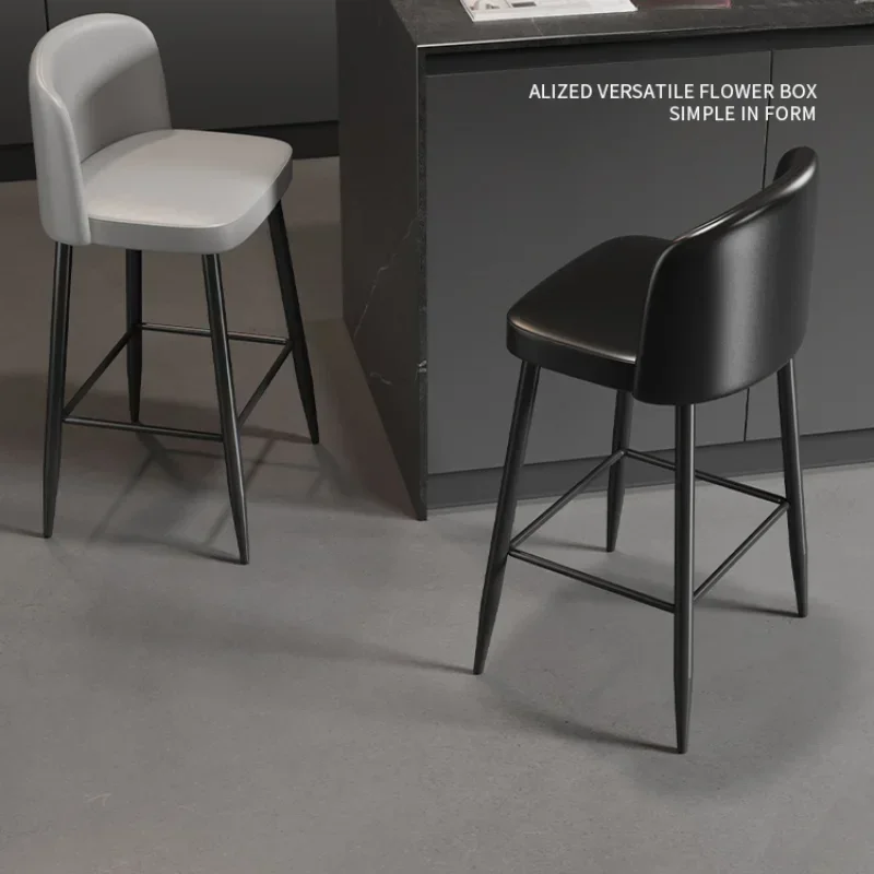 Роскошное белое высокое барное кресло детское весы наружный дизайн деревянная