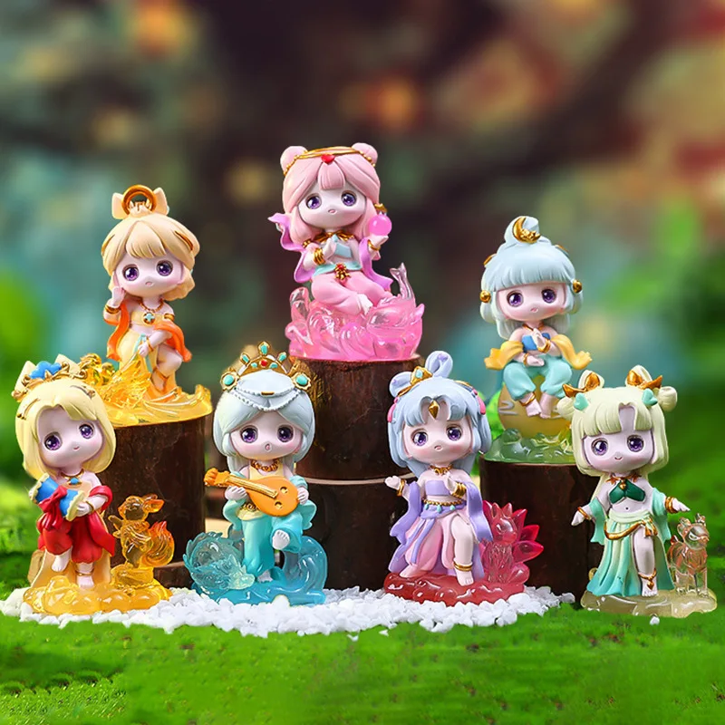

Hot Selling Dunhuang Flying Sky Blind Box Decoration From Ancient Legends Cute Girl Handmade Model Anime Doll Toy Children Gift