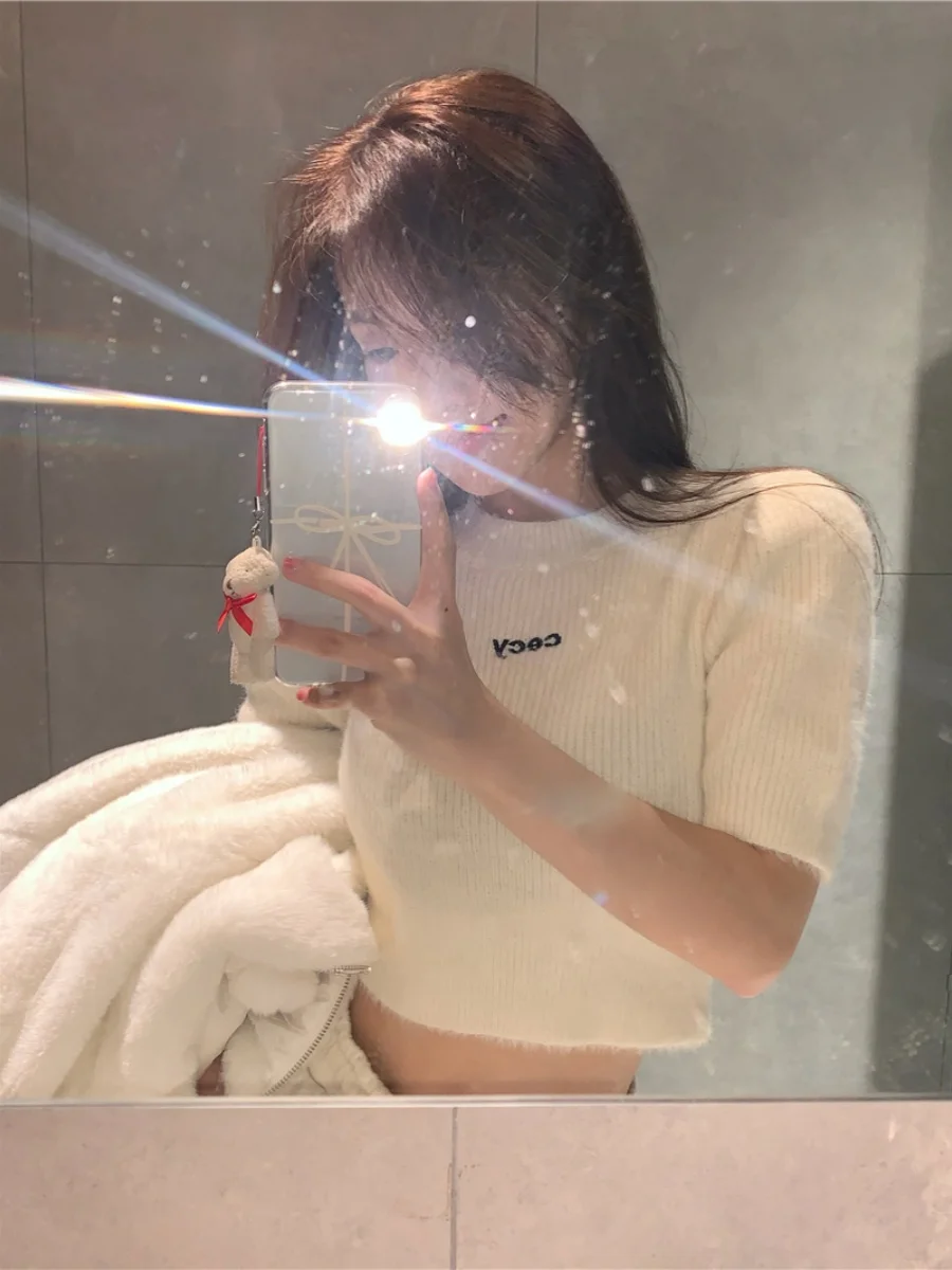 Сладкий и пряный пуловер женский свитер 2023 осенне-зимний вязаный топ с