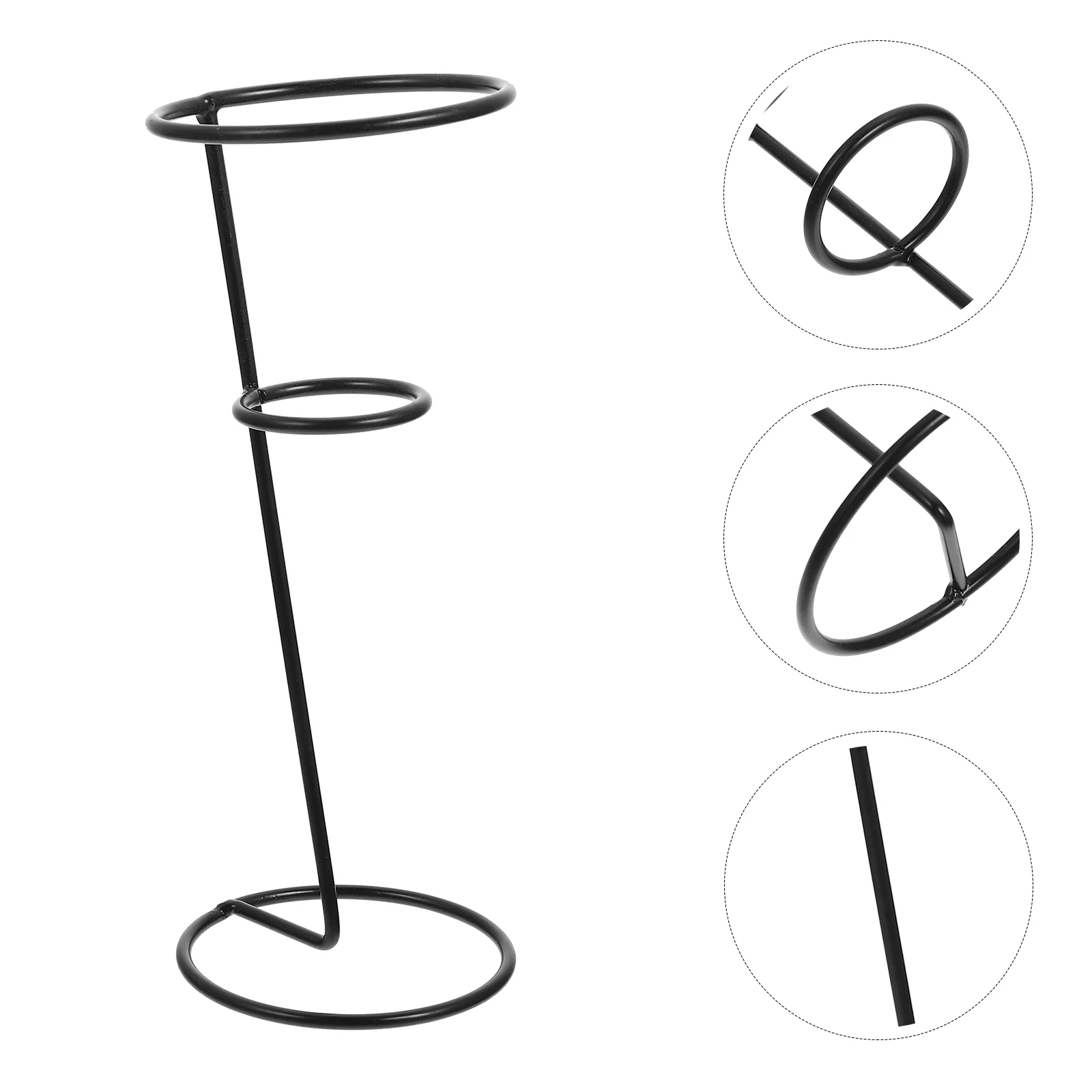 

Cone Holder Stand Cream Ice Display Rack French Waffle Cupcake Serving Fryhand Roll Popcorn Metal Pizza Fries Cones Iron Snack