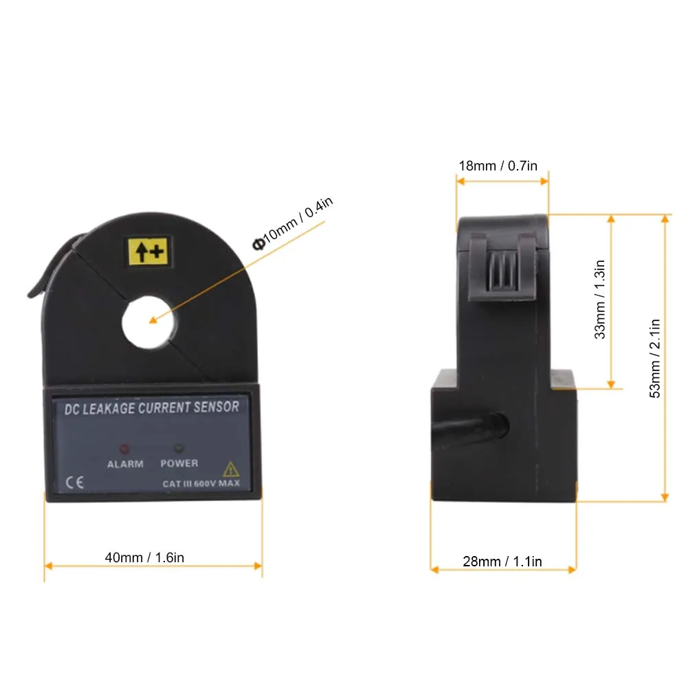 ETCR010KD Датчик открытия и закрытия постоянного тока Детектор утечки