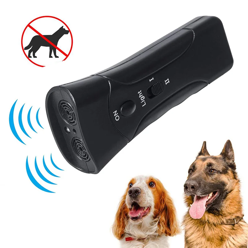 

Ультразвуковой Отпугиватель собак, устройство для дрессировки, против лая, без аккумулятора, 3-1 устройство