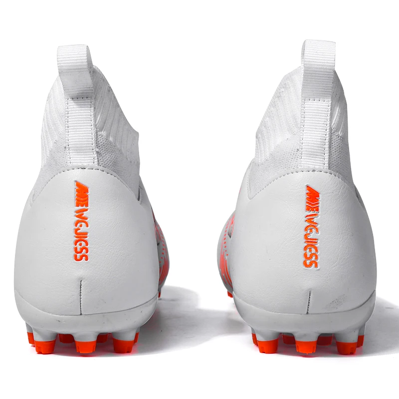 Men Sock Soccer Shoes Professional FG/TF Football Boots for Men Futsal Soccer Cleats Outdoor Breathable High-top Soccer Sneakers