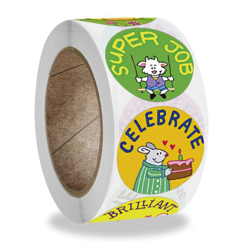 

Наклейки на день рождения с надписью «Thank You вечерние, 100-500 шт.