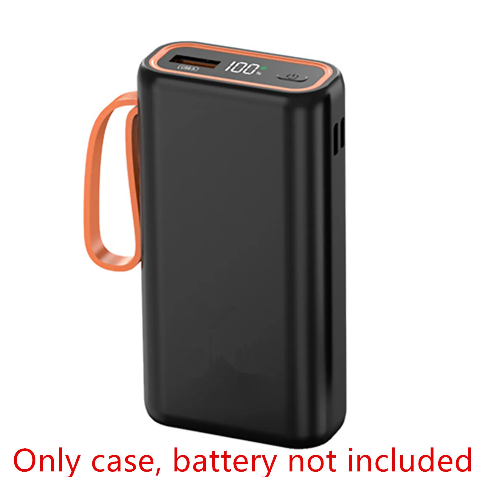 Корпус внешнего аккумулятора USB Type-C 5 В 2 слота 21700