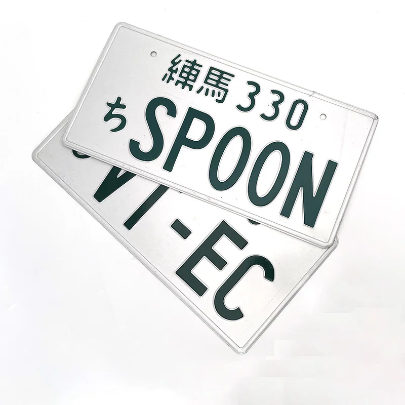 Новый отражающий японский Номерной Знак 165 мм * 33 JDM RACING 21-96 белый Алюминиевый