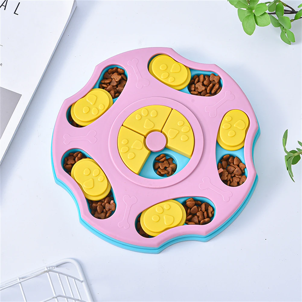 

Pet Feeding Toy Increase IQ Interactive Slow Dispensing Puzzle Feeder Dog Training Games Feeder For Small Medium Dogs Puppy Bowl