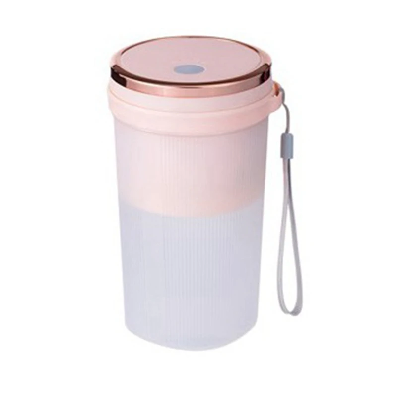 

USB Electric Safety Juicer Cup 6-Blades Fruit Juice Mixer Rechargeable Juicing Mixing Crush Ice Smoothie Maker