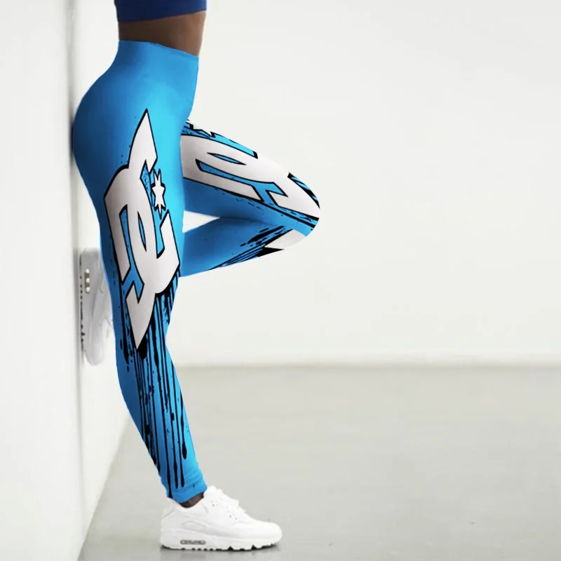 Sport Leggings Women High Waist 3D Cool Yoga Pants Workout Legins Ladies Gym Clothing Leggins Woman Running Training Tights Sexy