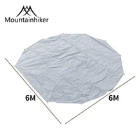 mountainhiker 2022 new version pe waterproof moisture proof footprint 600600cm high quality yurt and pyramid floor groundsheet