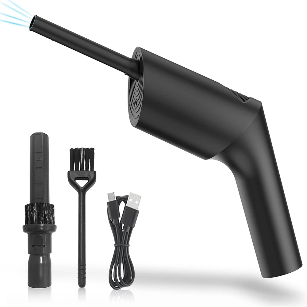 

Compressed Air Duster,Cordless Air Duster,Air Can Duster for Computer Keyboard Cleaning,Mini Cordless Dryer 35000 RPM