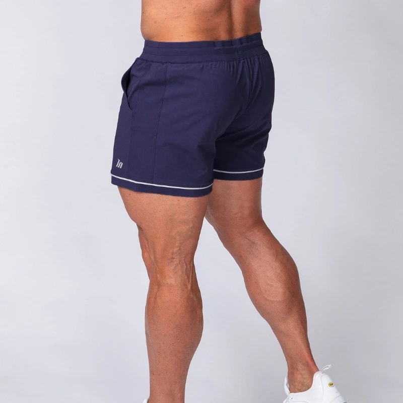 Men Running Sports Shorts Quick Drying Summer Gym Fitness Workout Shorts Male Trainning Bodybuilding Boxer Bottoms Sportswear