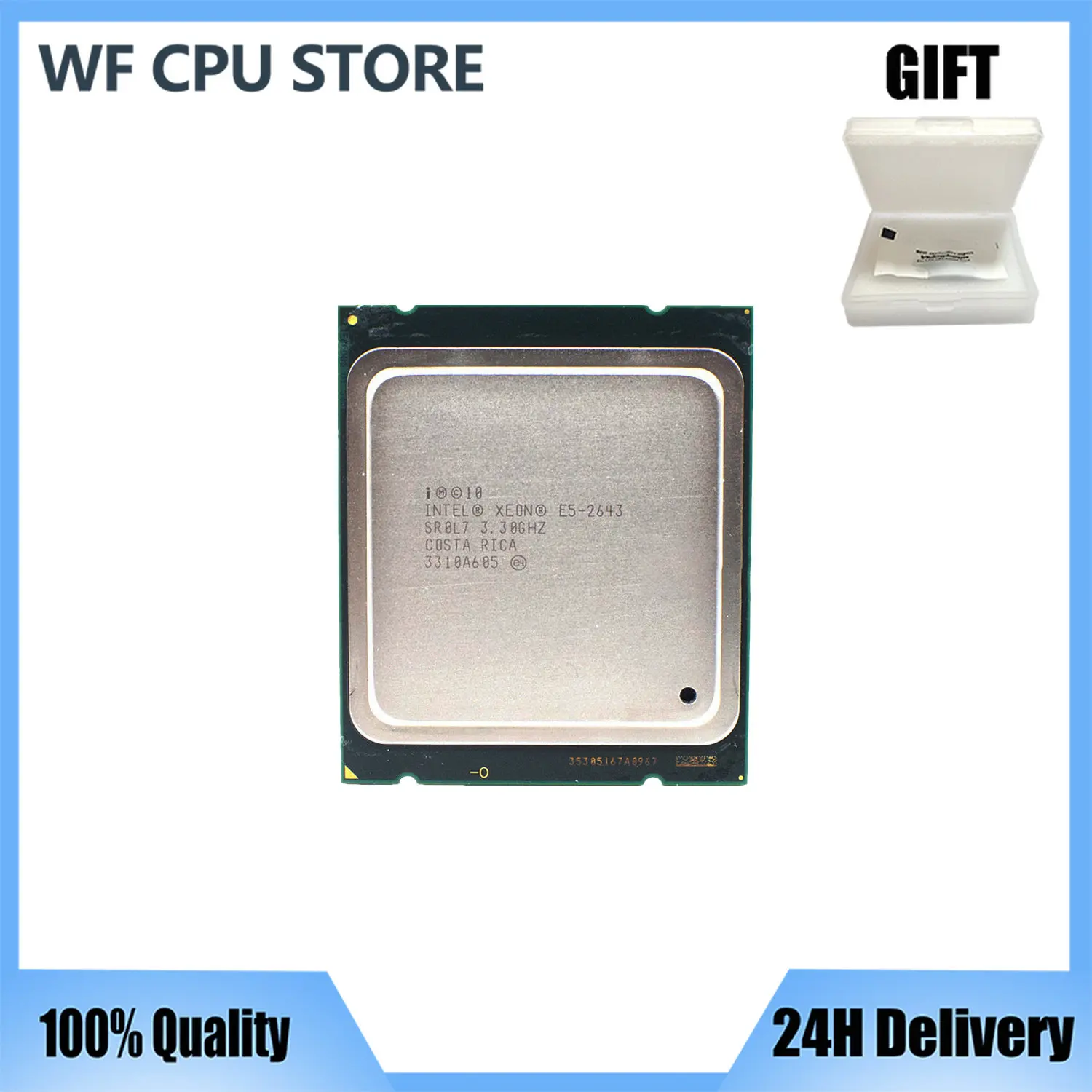 

Четырехъядерный процессор Intel Xeon E5 2643 SR0L7 3,30 ГГц LGA 2011