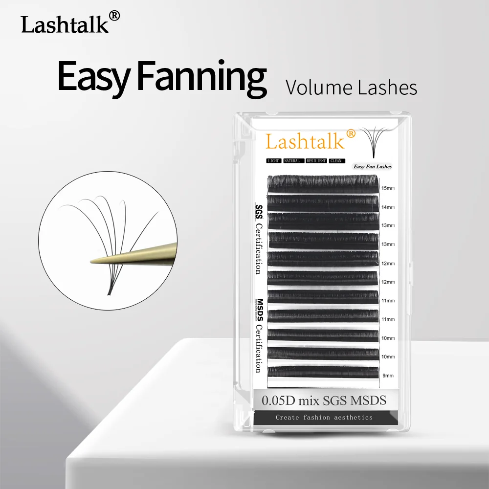 

Lashtalk Easy Fanning Eyelash Extension Autofan From Nagaraku Bloom Flowering Pre-bonded Volume Makeup Fake Lashes Soft Natural