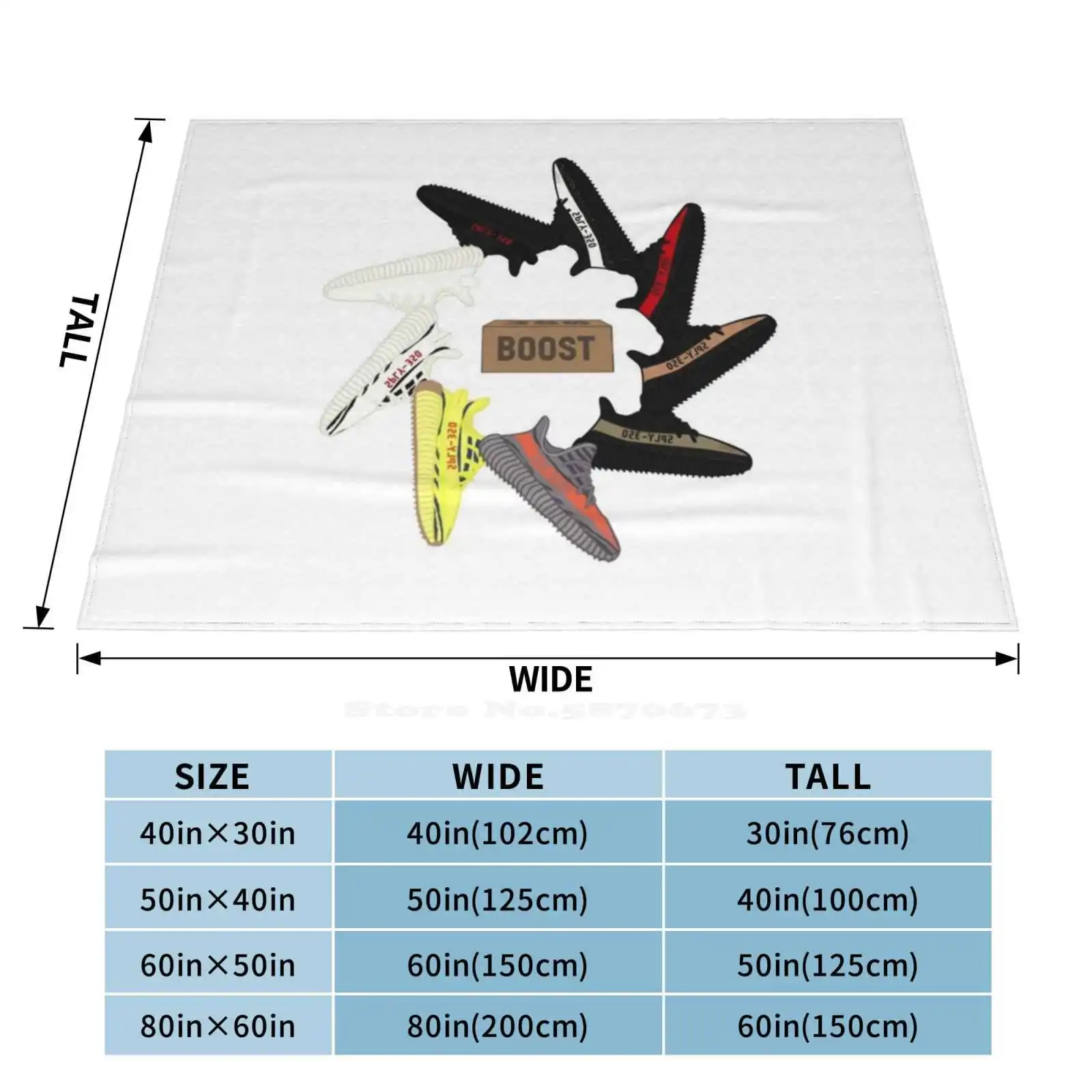 Wheel Four Seasons Удобное теплое мягкое одеяло Kanye Pablo Kicks Кроссовки Beast 350Boost 350 V2 350V2 Белый