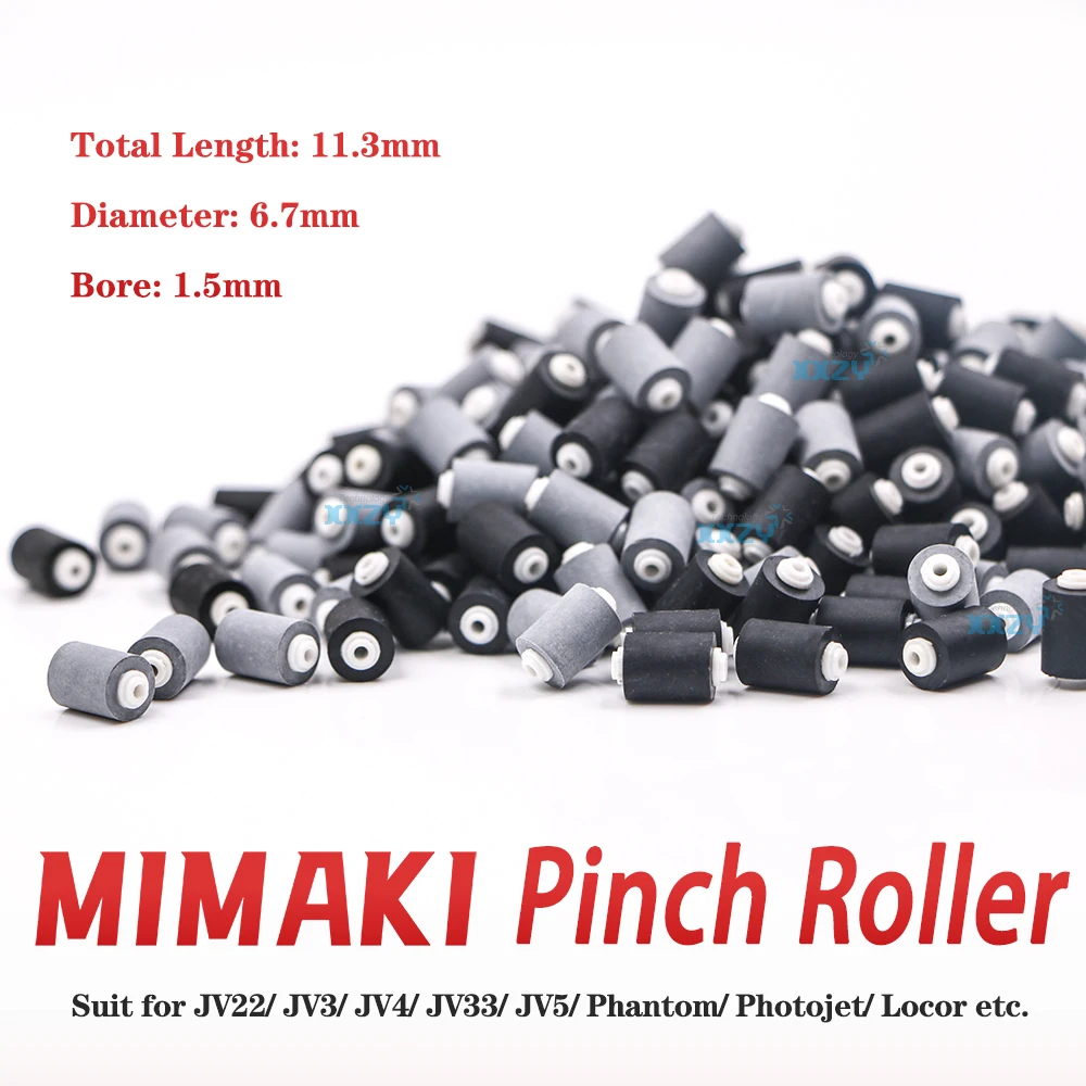 Фото 20 шт., зажимные ролики MIMAKI для JV22, JV3, JV4, JV33, JV5, Sky-color, Photojet, Locor, колесо для прессования эко-растворимого принтера №1