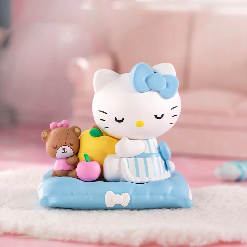 

Cinnamoroll Kuromi My Melody Pompompurin понравичко Sanrio украшения серии «Сон в спокойствии» Аниме фигурки модели игрушки для девочек Подарки