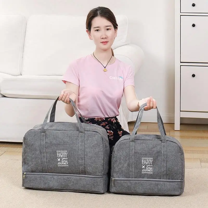 Travel Duffle Bags Multifunctional Women Travel Bags Dropshipping New Large Capacity Folding Travel Bags Waterproof Tote Handbag