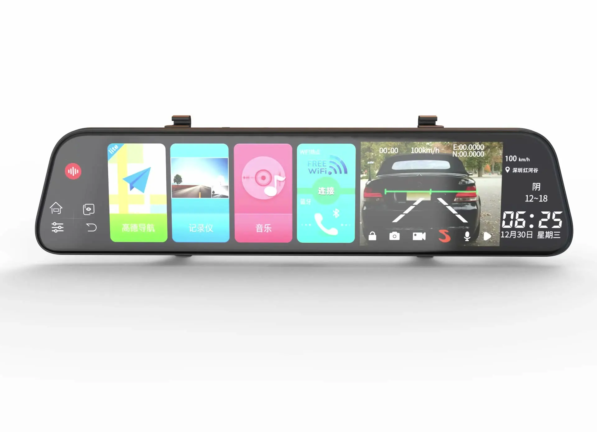 

Android Rear View Mirror Hidden Camera in Car Mirror 4G Dash Cam Car Camera ADAS