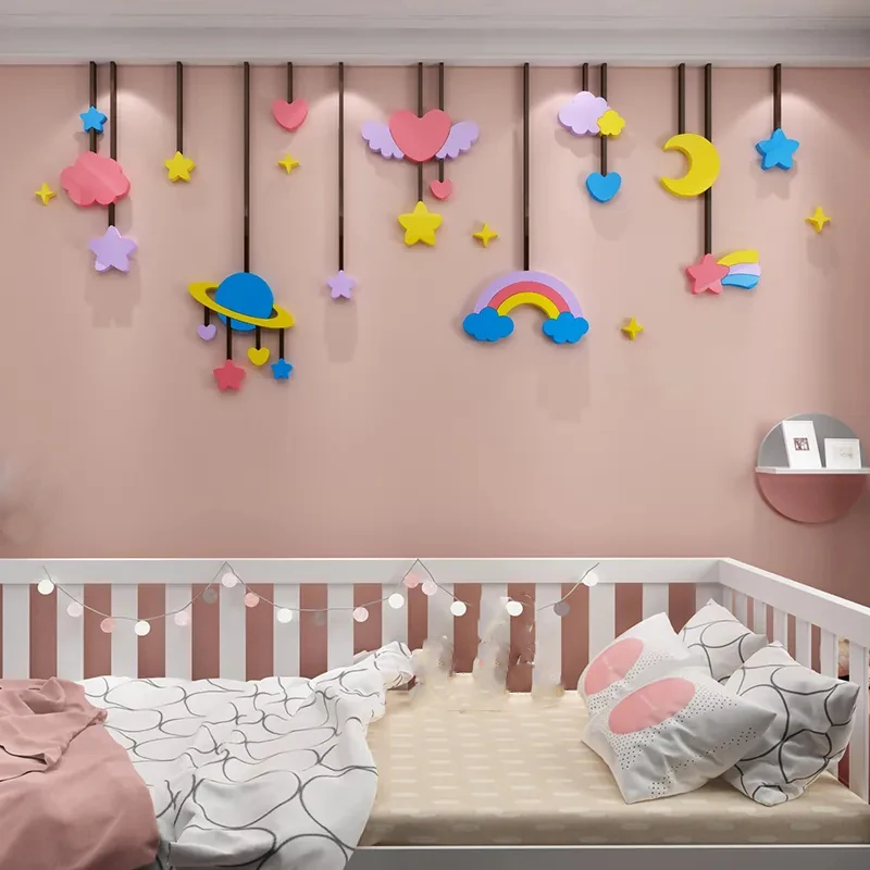 

3D трехмерные декоративные настенные наклейки для детской комнаты