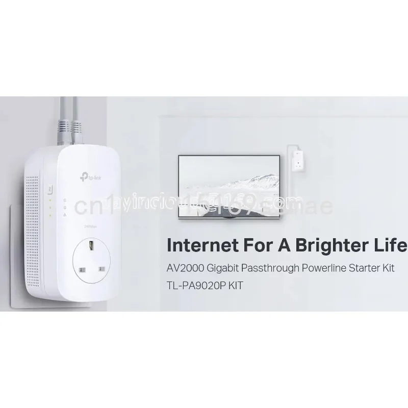 TL-PA9020P Kit One-Pair посылка Av2000 DC Проводной 2-Port Gigabit