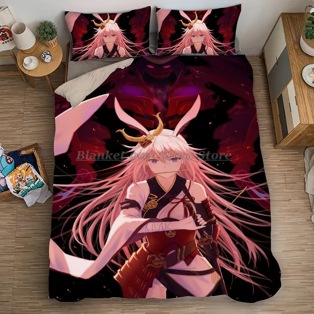 

3D Yae Sakura Anime Print Bedding Set Duvet Covers Pillowcases One Piece Comforter Bedding Sets Bedclothes Bed Linen 06