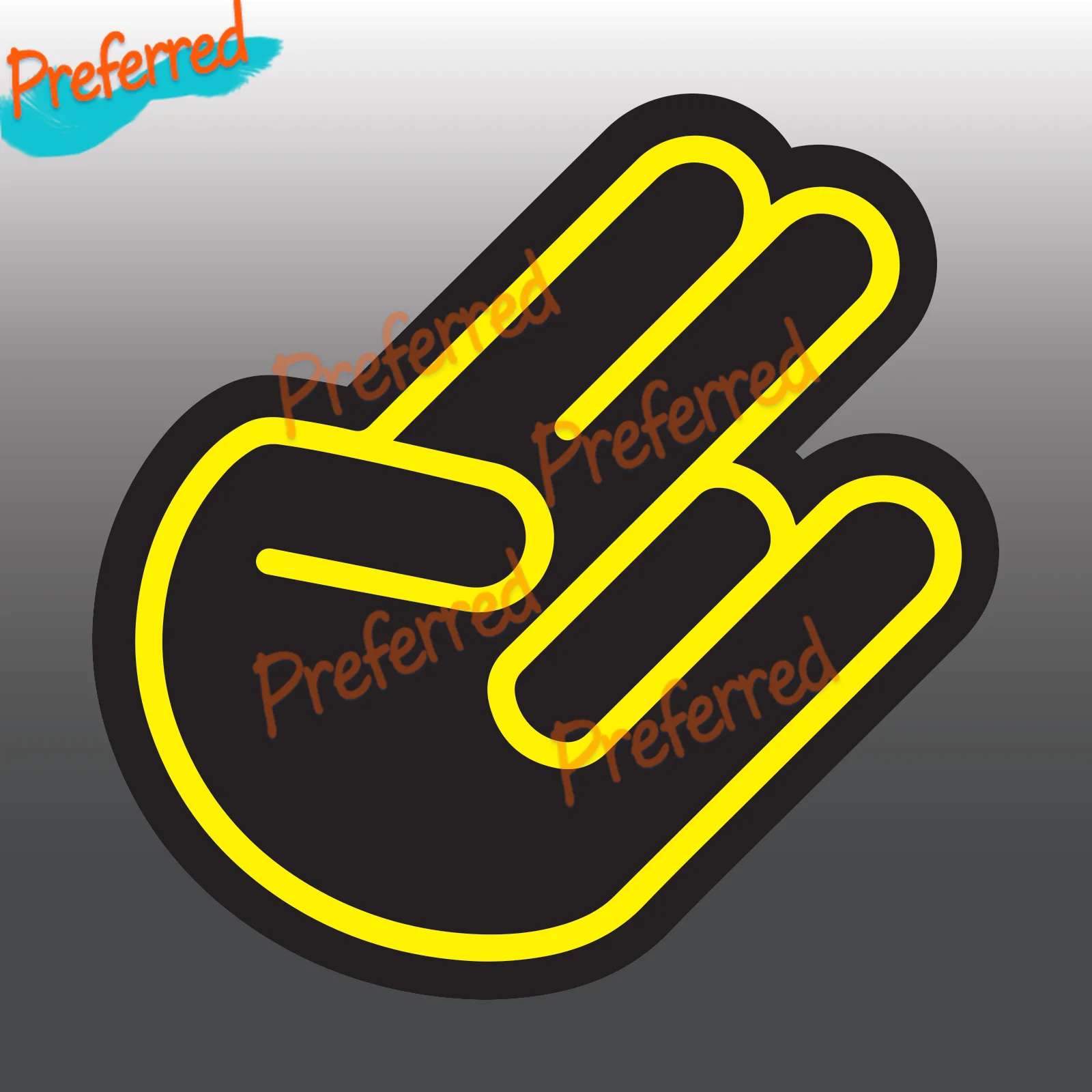 JDM рука-шокер двухцветная Автомобильная виниловая наклейка Jap DUB для всех ваших автомобилей гоночный ноутбук мотоциклетный шлем багажник для серфинга кемпера