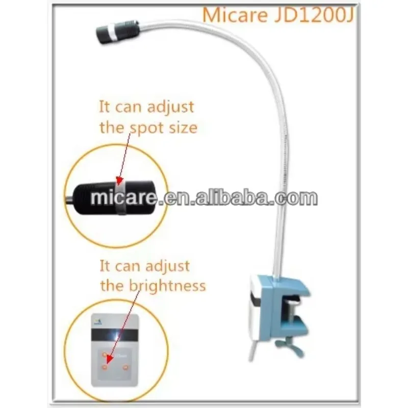 Фото Медицинский смотровой светильник ATV Micare JD1200J с креплением, светодиодный, передвижной, для врачей, больниц, операционных, осмотра носа и ушей №4