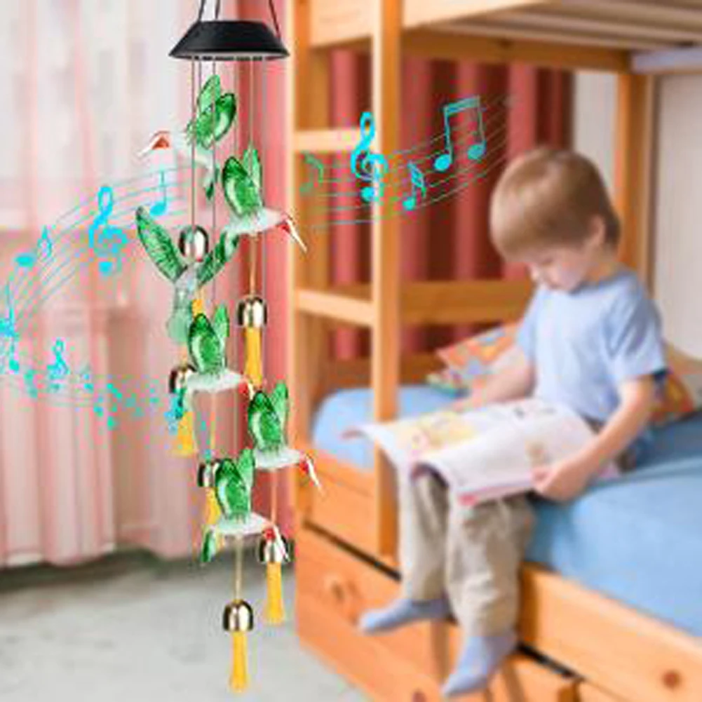 Фонарики ветра на солнечной батарее водонепроницаемая лампа Хрустальная