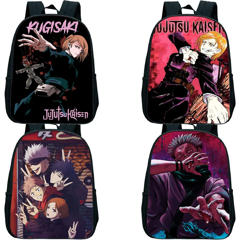 

Anime Jujutsu Kaisen Backpack Children Schoolbag Kindergarten Bags Boys Girls Book Bag Gojo Satoru Yuji Itadori School Backpack