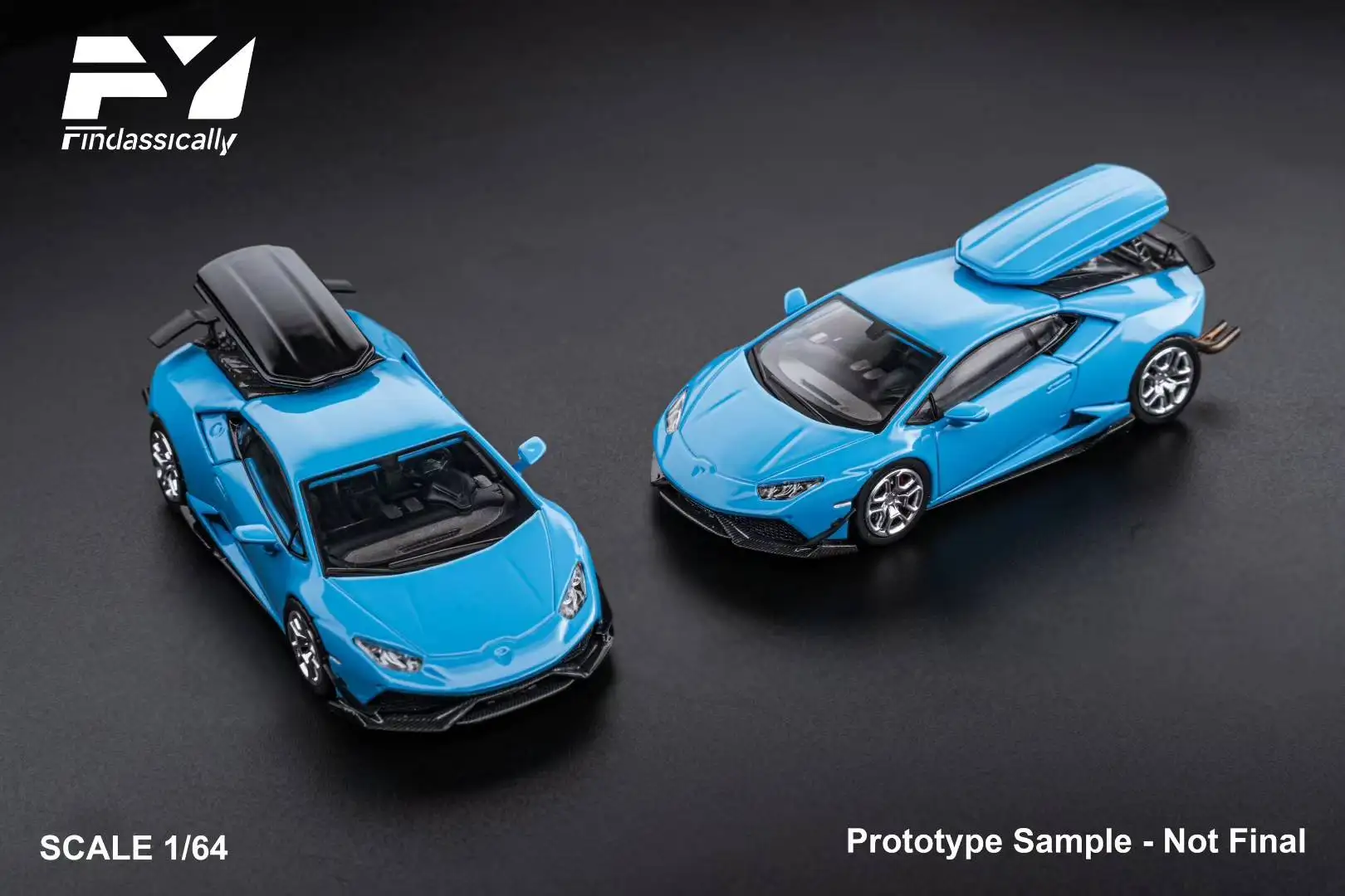 Фото Коллекционная модель автомобиля Findclassically 1:64 Huracan с функцией путешествия, литая под давлением №5