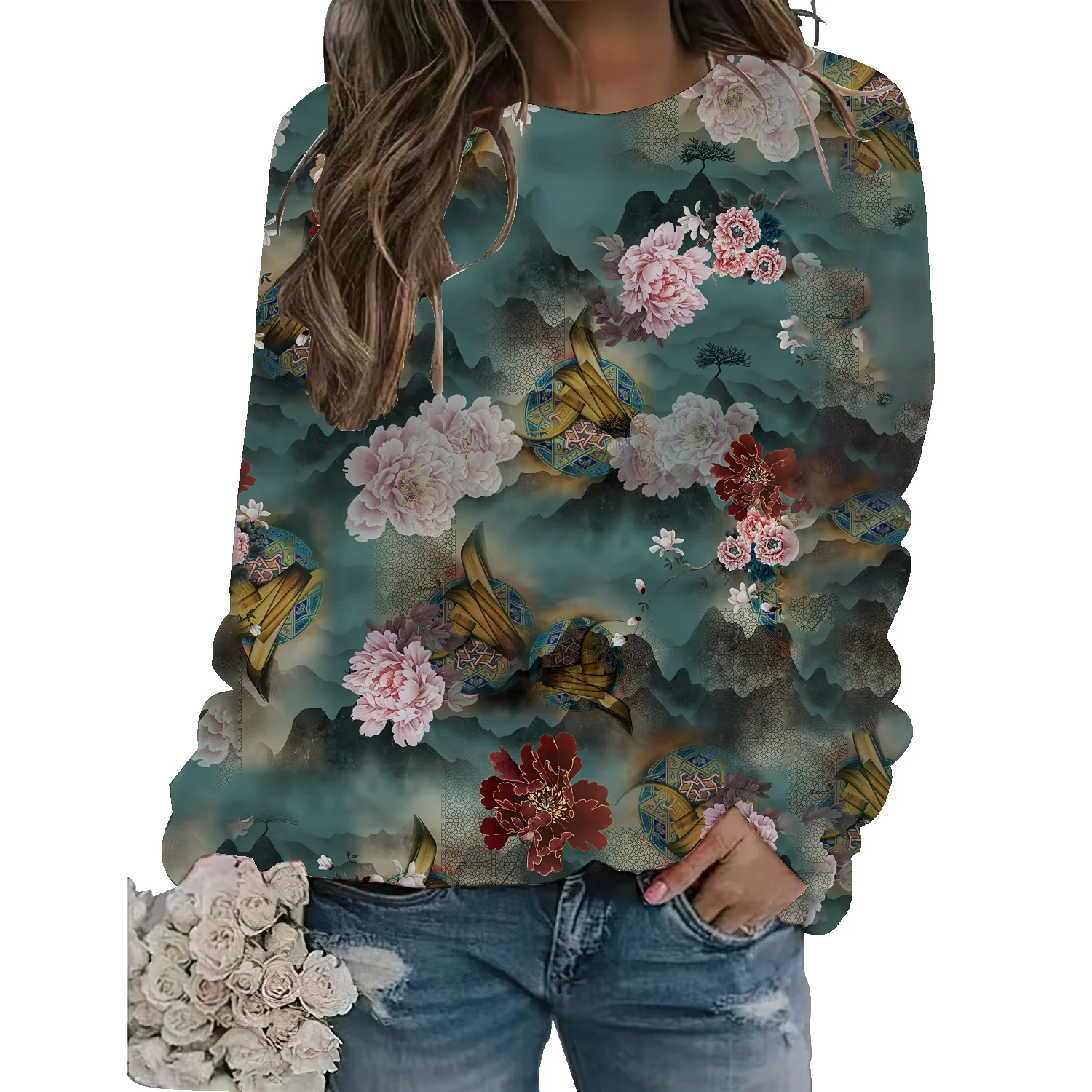 

Новинка 2022, свитер без косточек в виде тюльпана, женское свободное утепленное пальто на осень и зиму