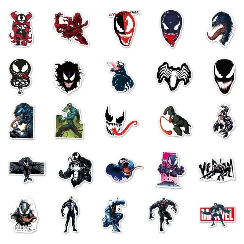 50 шт. Venom Massacre ПВХ наклейки водостойкий чемодан для ноутбука скейтборд гитара