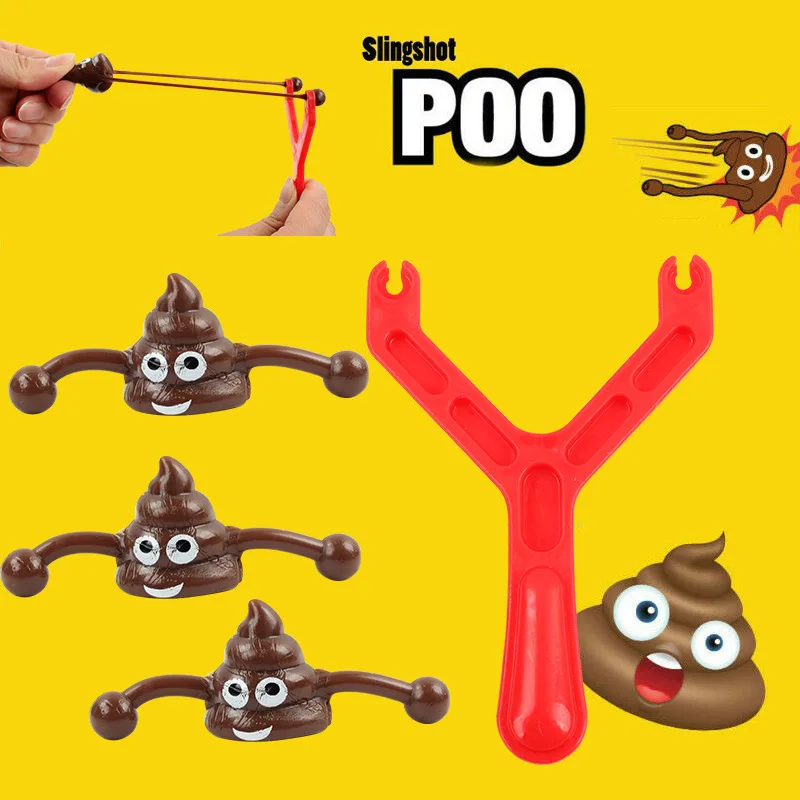 

Funny Poo LauncherTricky SlingshotChildren Toys Kids Birthday Party Gifts Wedding Gifts For Guests Christmas Party Favors