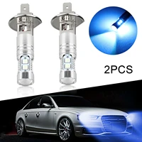 2pcs 1800lm 8000k h1 led auto headlight bulbs ice blue super bright car headlights vehicle lamp car lights accessories