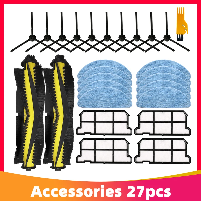 

Roller Brush Spin Brushes Strainer Filter Mop Cloth for Chuwi ILife V7 / V7s / V7s Pro V7s Plus Robot Vacuum Cleaner Spare Part