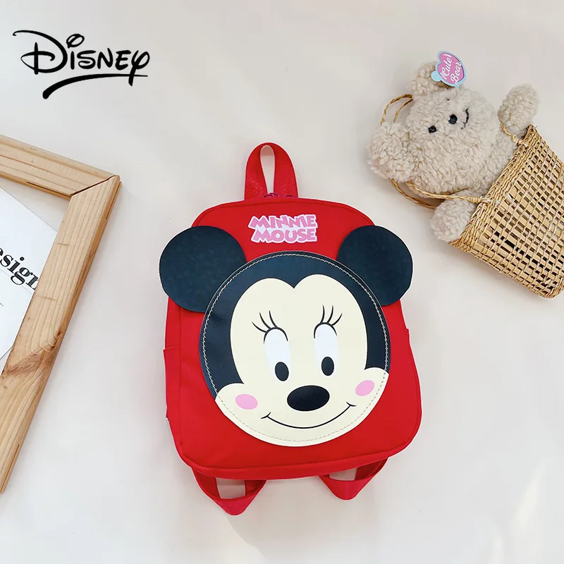 Disney's New Cartoon Mickey and Minnie Children's Backpack Kindergarten Pupils Cute Foreign Style Small Schoolbag