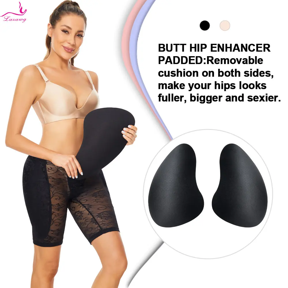 LAZAWG Butt Lifter Shorts for Women Tummy Control Panties Hip Enhancer Underwear Flat Belly Shapewear Lady Body Shaper Seamless
