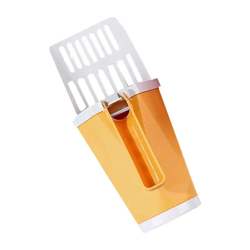 

Cat Litter Spoon With Bag Holder Durable And Smooth All-In-One Cat Shovel Set Instant Filter Easy To Use Thickened Shovel Feces