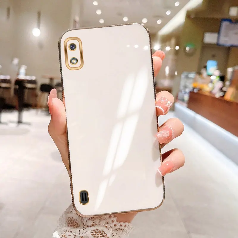 Для Samsung Galaxy A10 A105F Чехол 6D Покрытие Силиконовый ТПУ Бампер Задняя крышка