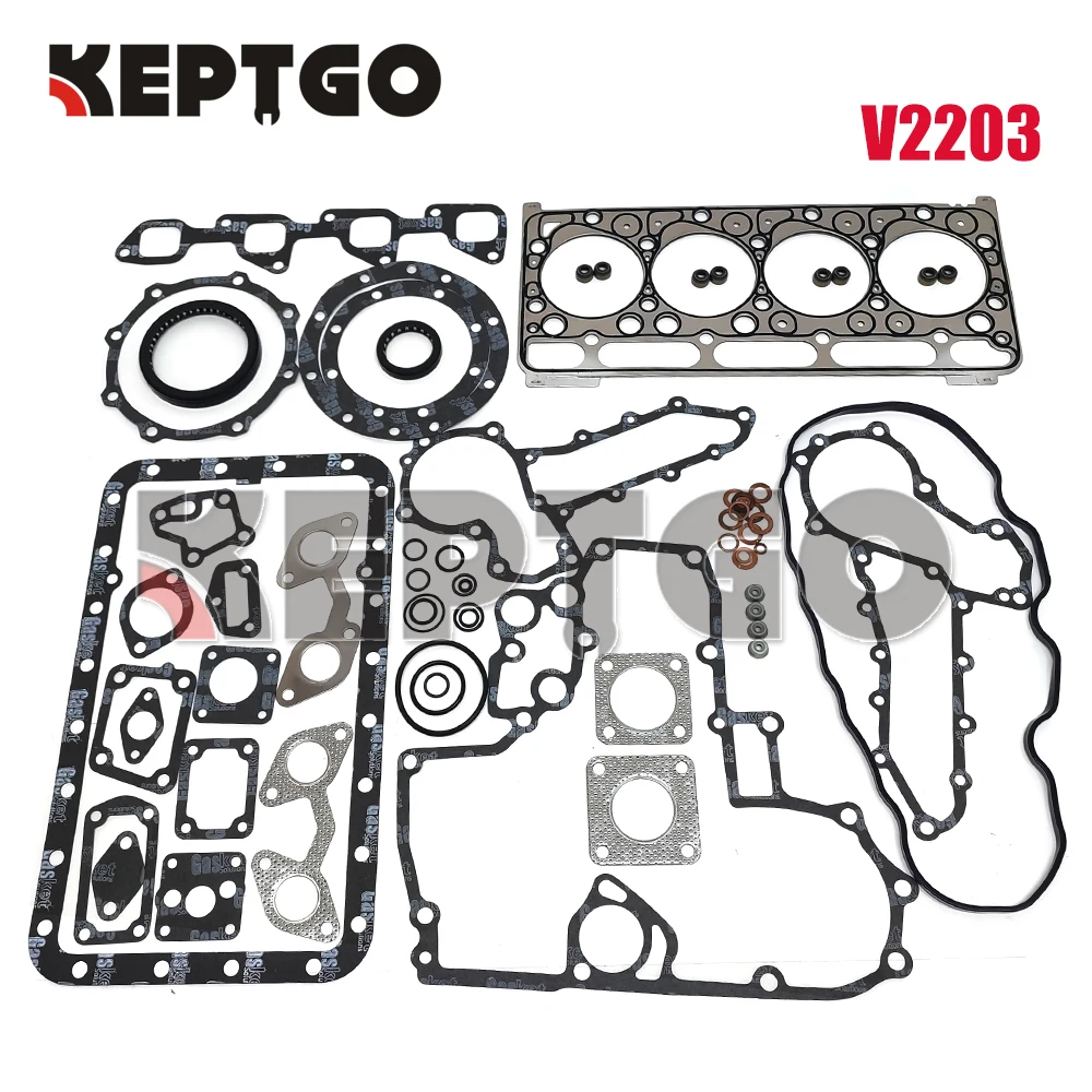 Новый комплект для капитального ремонта V2203 + подкладка Kubota Thomas bobcat Scat Track (piston vortex