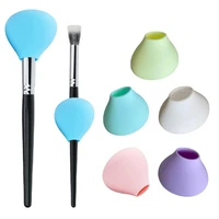 silicone makeup brush protector universal dust proof reusable useful makeup brush storage case protect brush bristles soft neat