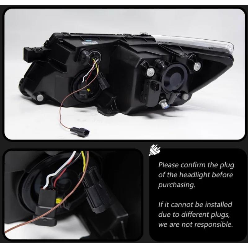 Автомобильные фары для Dodge Coolway модернизированные в сборе 2009-2015 светодиодные