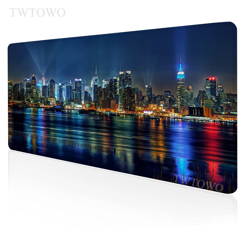 

Городской коврик для мыши игровой XL Большой HD Домашний пользовательский коврик для мыши XXL коврик для мыши из натурального каучука для офис...