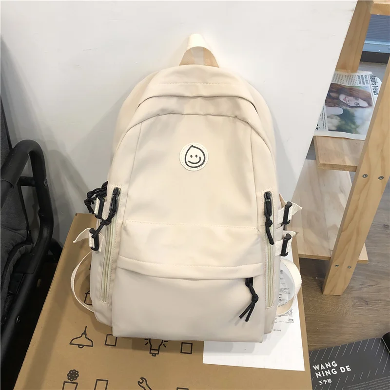 

Вместительная школьная сумка для девочек-подростков, женский рюкзак с несколькими карманами для учебников, дорожный ранец для студентов, ...