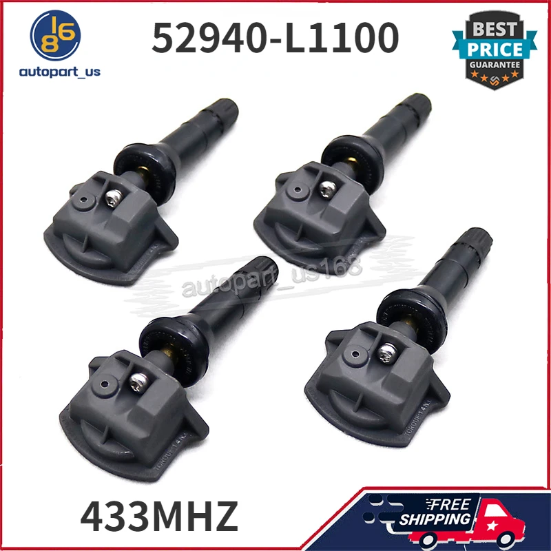 Датчик давления в шинах 433 МГц 52940-L1100 для Hyundai Elantra [CN7] Ioniq 5 [NE] Sonata [DN8] Kia Optima [DL3] Sorento [MQ4]