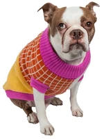 2022lovable bark heavy knit ribbed fashion pet sweater